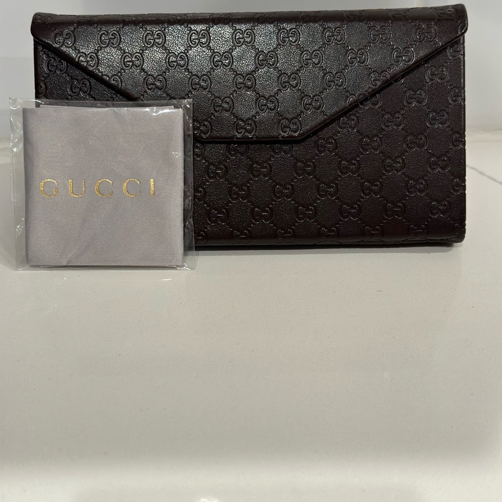 COPY - Brand New Gucci Leather foldable Sunglass Case